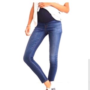 Madewell Maternity Skinny Jeans Over Belly Panel
